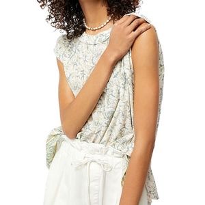Free People High Tide Printed Tee